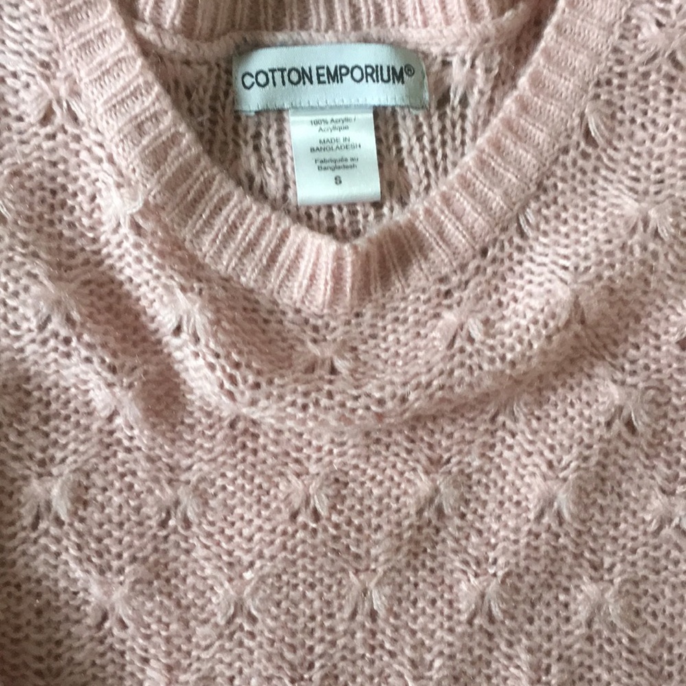 Nordstrom Pink Ruffle Sweater - Picture 3 of 3